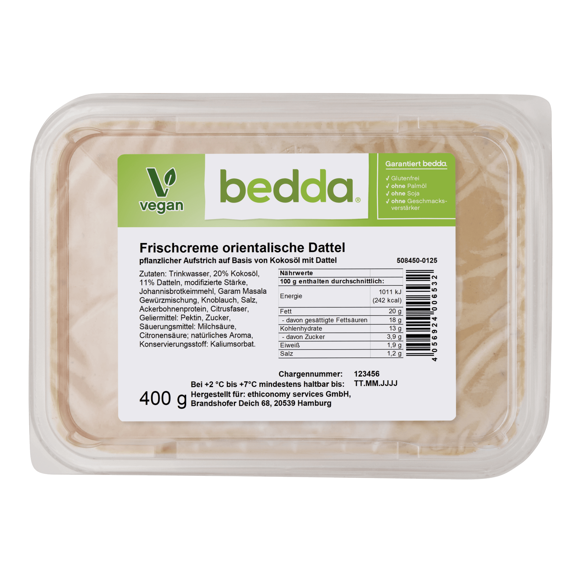 bedda Frischcreme 'orientalische Dattel'