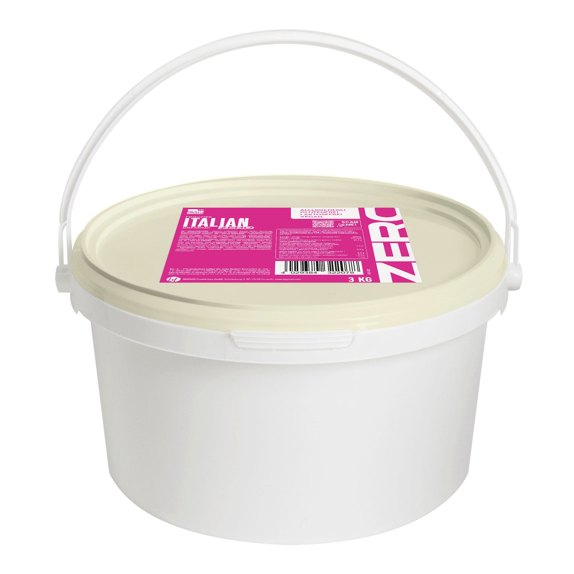 Dressing 'Italian ZERO' (3 Liter)