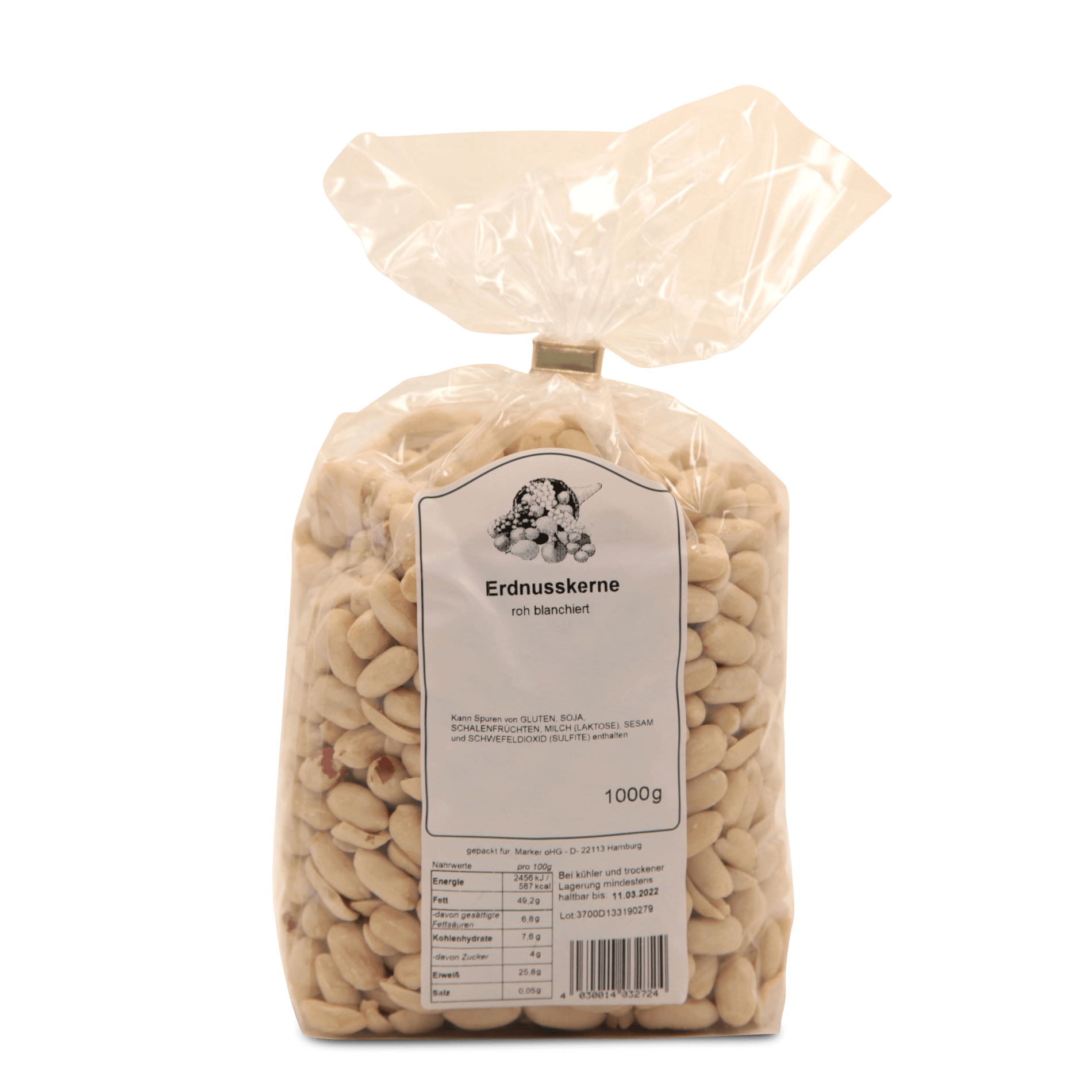 Erdnusskerne 'ungesalzen'