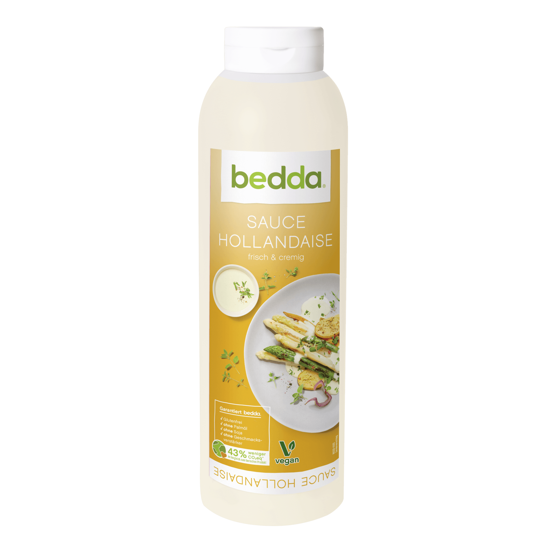 Sauce Hollandaise 'bedda' vegan (1 Liter)