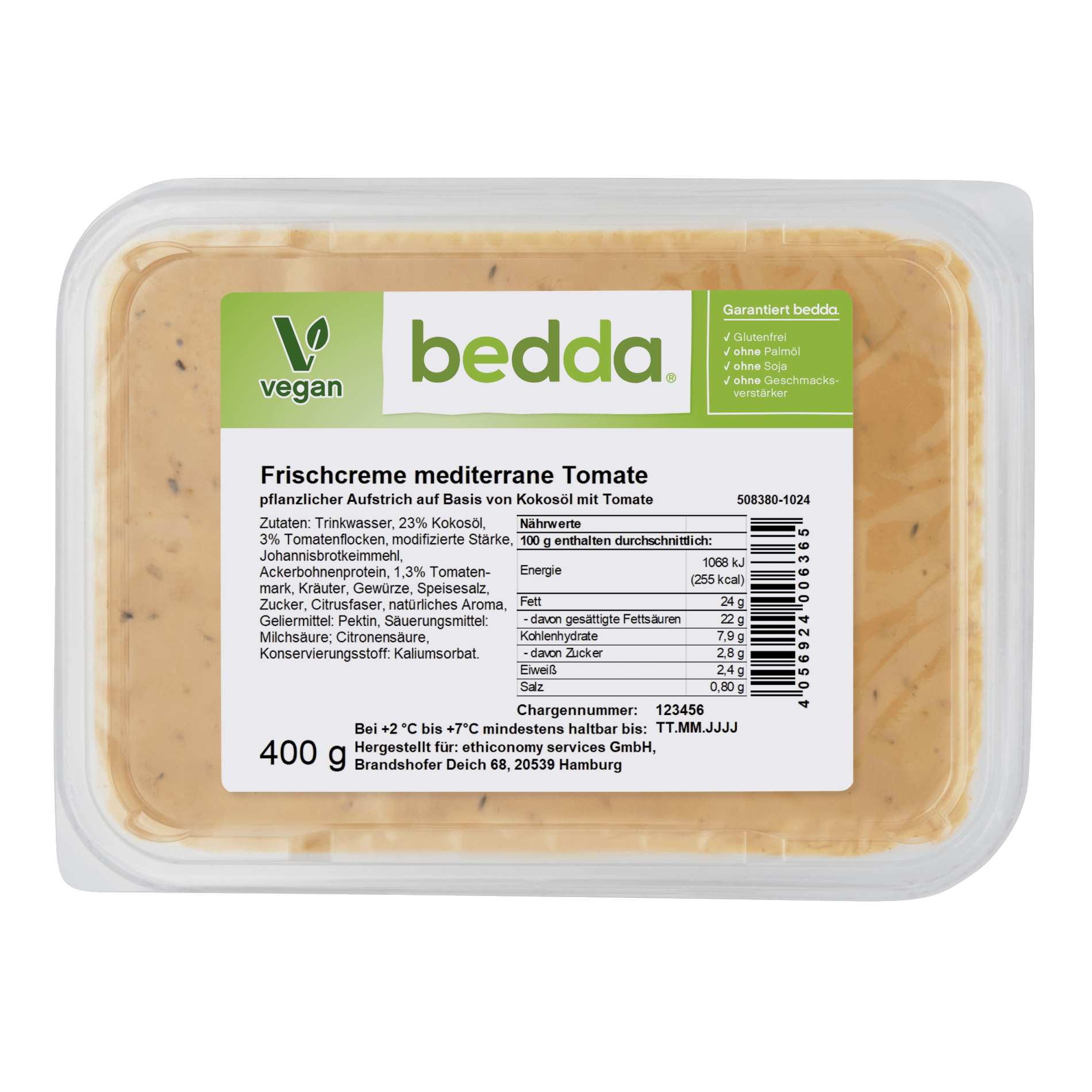 bedda Frischcreme 'mediterrane Tomate'